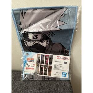 Naruto Kakashi Hatake Ichiban Kuji Long Towel Brand New US Seller